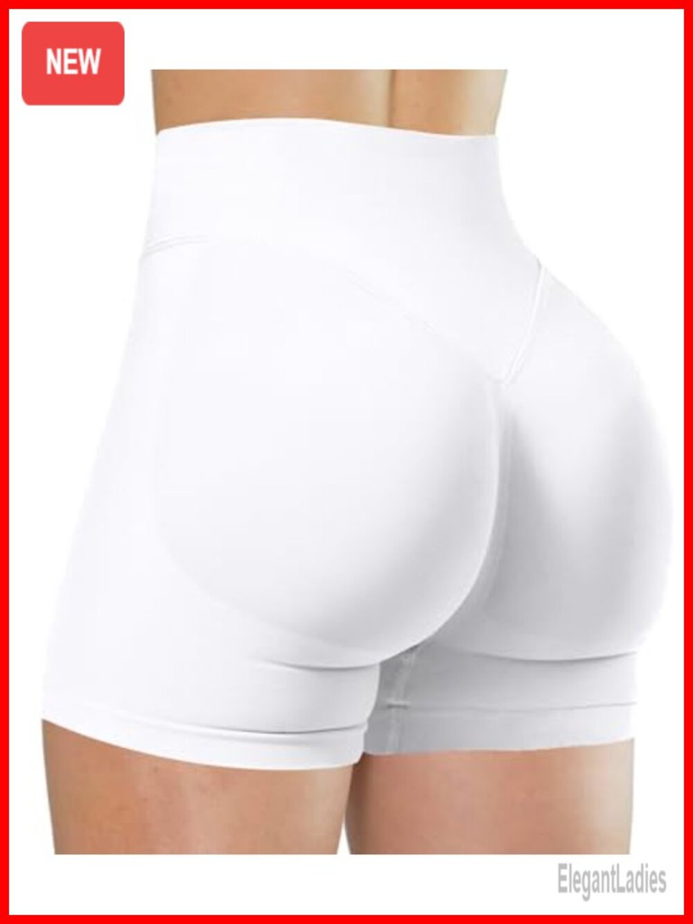 Seamless High Waisted Scrunch Biker Shorts with Tummy Control